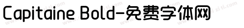 Capitaine Bold字体转换
